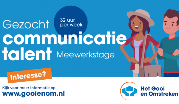 Gezocht: Communicatietalent voor een meewerkstage