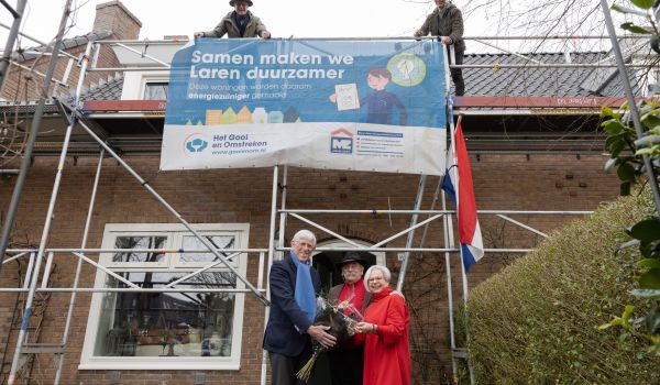 Duurzame opknapbeurt 222 sociale huurwoningen van Het Gooi en Omstreken in Laren afgerond
