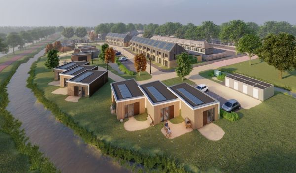 16 tiny houses in Bunschoten weer stap dichterbij